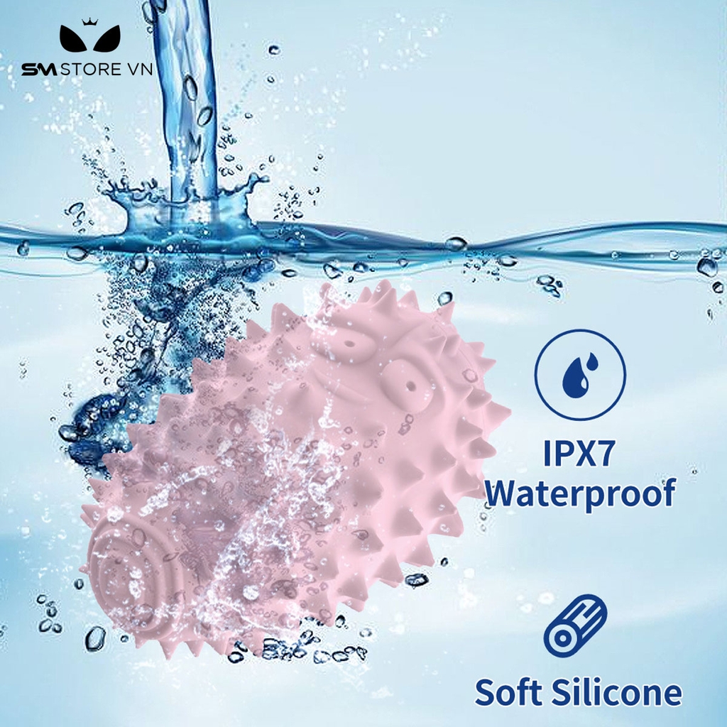 SMT1321 - Trứng rung mini có gai điều khiển qua APP sạc USB dài 88.5mm