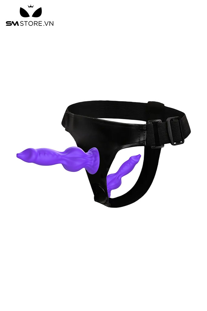 SMT1254 - Dương vật giả dài 14 và 18cm dành cho les 2 đầu liền quần