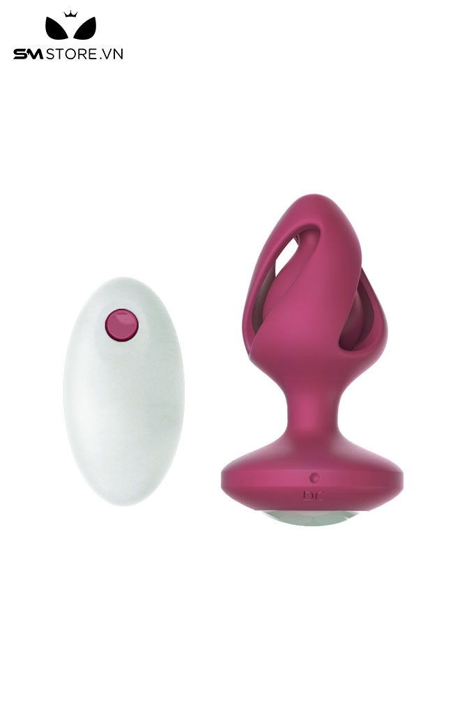 SMT2243 - Máy rung hậu môn điều khiển mini từ xa dài 8.6cm sạc điện