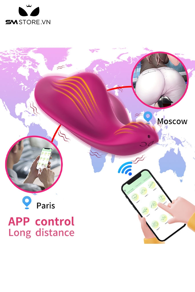 SMT1990 - Máy rung thiết kế đáy quần lót có 9 chế độ dài 8.4cm