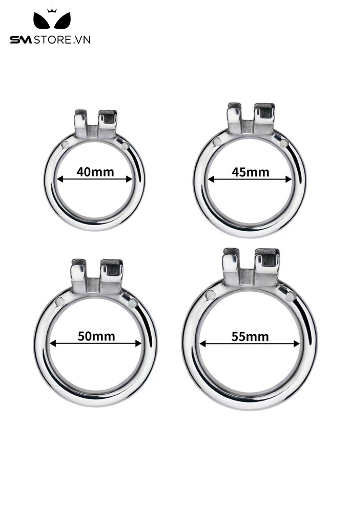 SMT864 - Khóa dương vật inox dùng ốc vặn để cố định chống thoát
