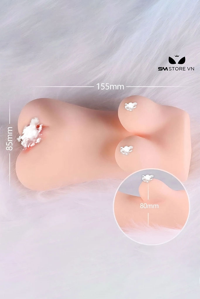 SMT1882 - Búp bê tình dục nửa người mini silicon có âm đạo