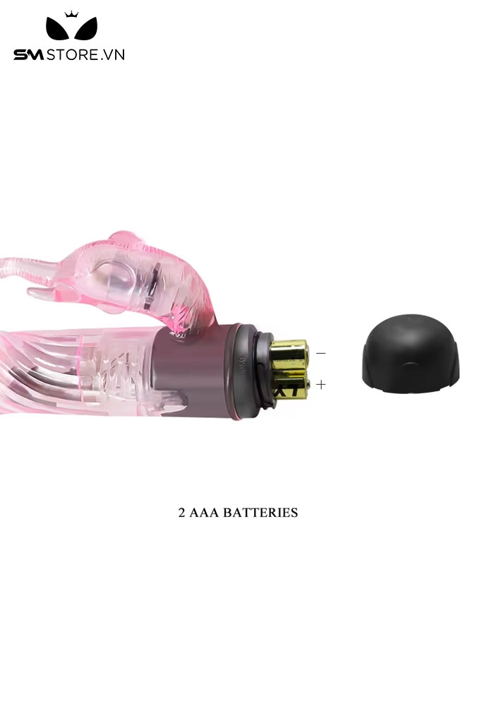 SMT2568 - Máy rung tai thỏ silicon dài 178mm có 10 tần số