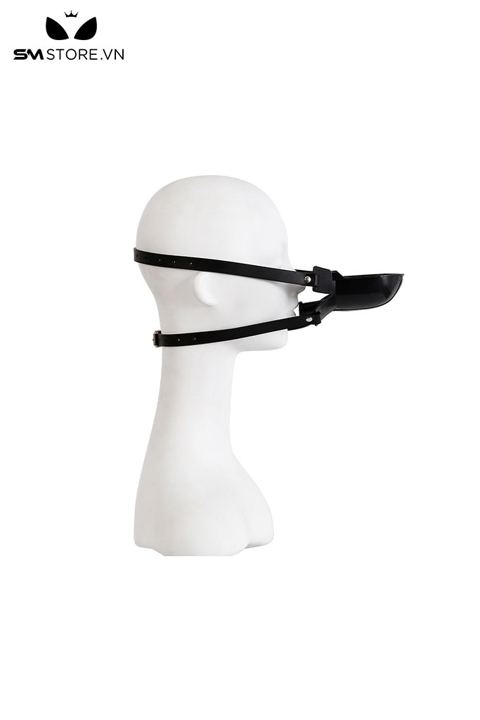 SMT227 - Đồ bịt miệng mouth gag với thiết kế phễu trước có dây đeo ở sau