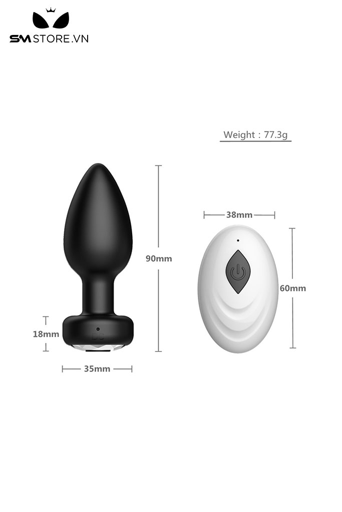 SMT204 - but plug rung sạc điện điều khiển từ xa phích hình thoi
