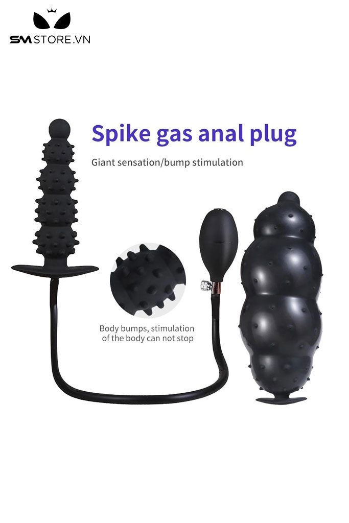 SMT1560 - Anal pump đồ chơi hậu môn chất liệu silicon dài 17cm