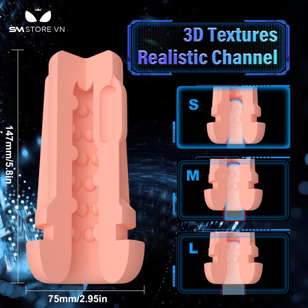 SMT2720 - Cốc thủ dâm tự đông rung hút có chỗ gắn điện thoại