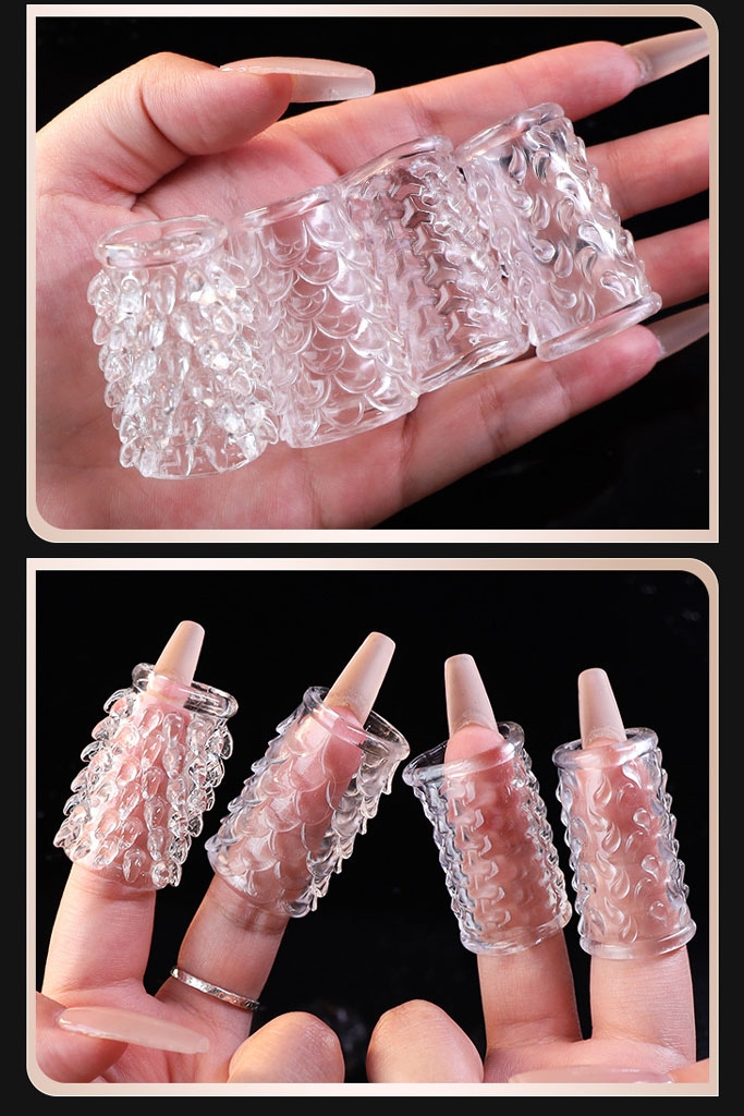 SMT2703 - Vòng đeo dương vật trong suốt khúc giữa dài 42mm