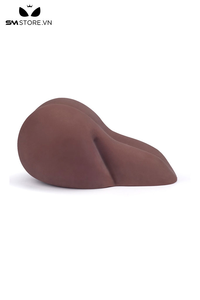 SMT2701 - Mông giả nguyên khối nâu đen dài 21cm chất liệu silicon