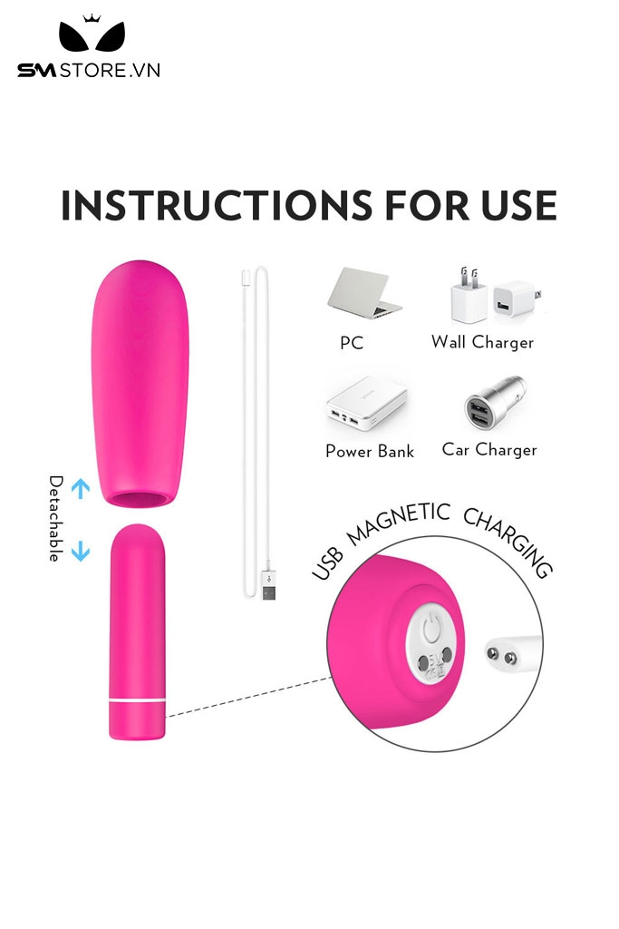 SMT1527 - Lưỡi liếm tình yêu chất liệu silicon mềm có 9 chế độ rung