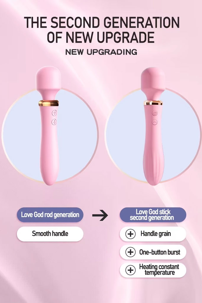 SMT918 - Chày rung silicon tạo nhiệt lên đến 42 độ dài 205mm