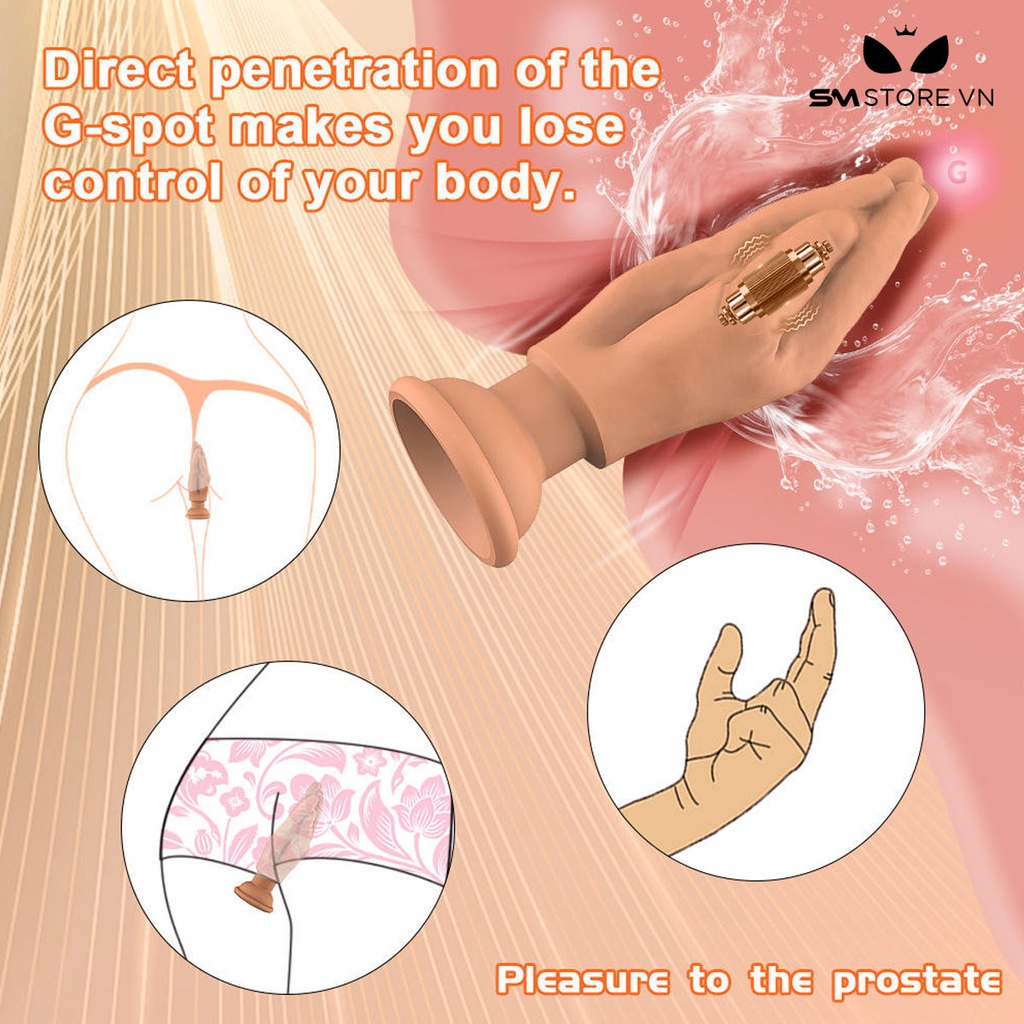 SMT2317 - Máy rung hình bàn tay chụm có 10 chế độ dài 11.8cm