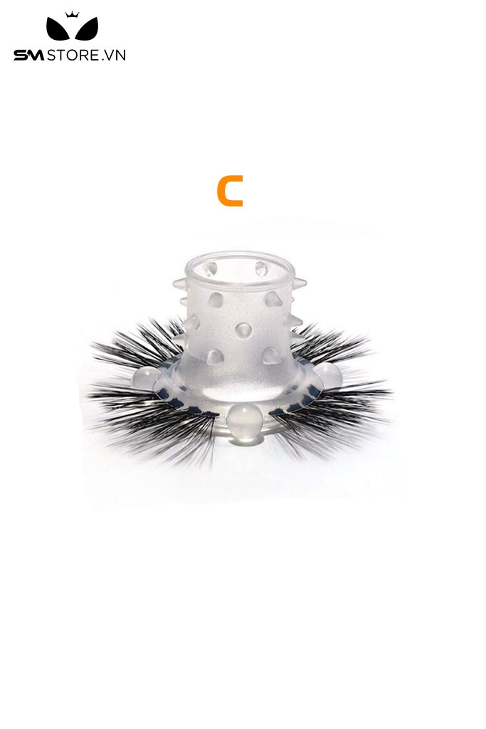 SMT967 - Vòng đeo dương vật râu rồng silicon có gai đường kính 20mm