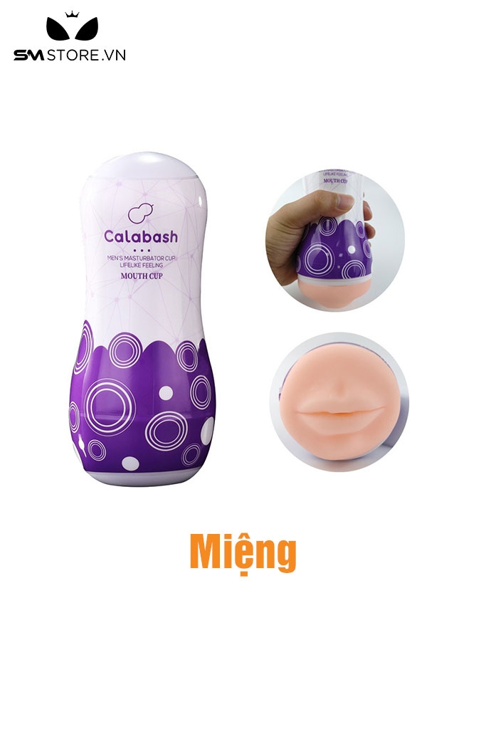 SMT1364 - Cốc thủ dâm silicon hình hậu môn âm đạo và miệng dài 18cm