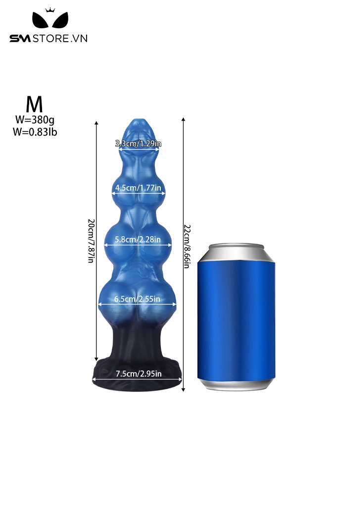 SMT2932 - Dương vật giả khổng lồ nhiều màu sắc có đế hít tường