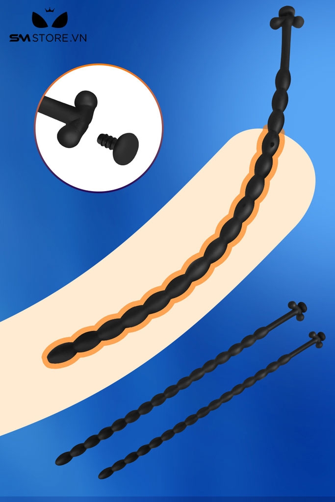 SMT2190 - Sounding silicon mềm dẻo dạng chuỗi hạt liền có 2 size