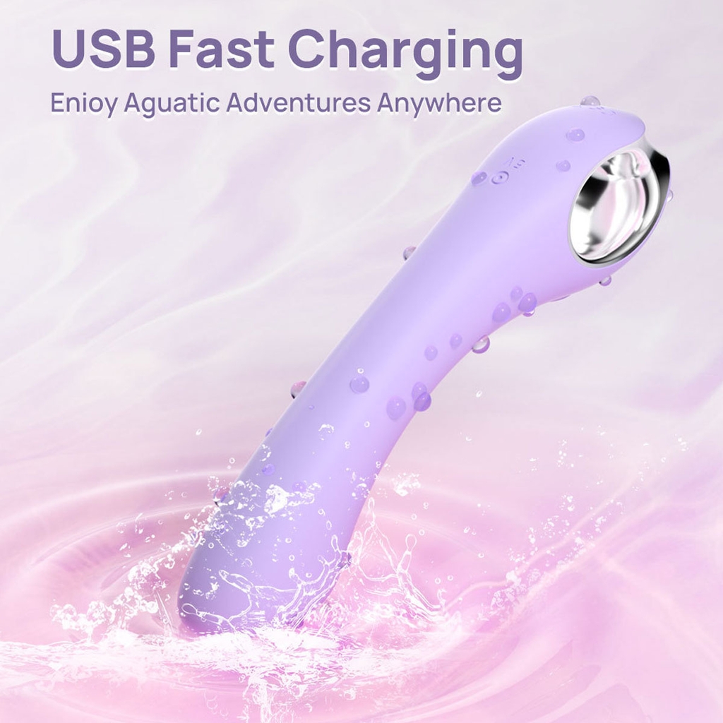 SMT2182 - Máy rung sốc điện hình chân mèo sạc điện dài 18.9cm