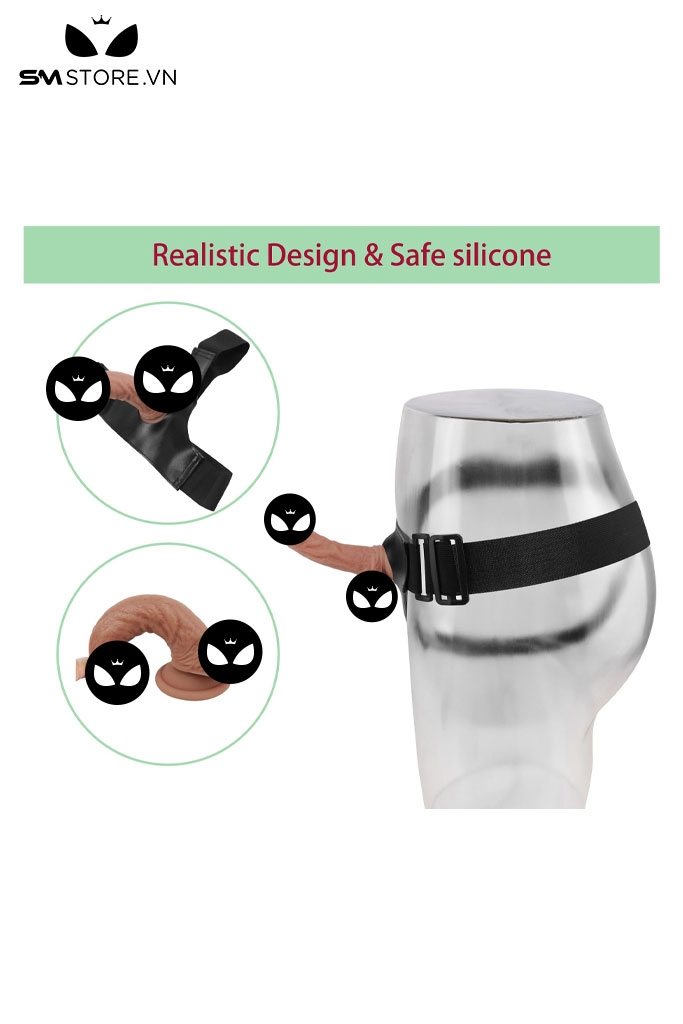 SMT1641 - Cu giả silicon dài 15.5cm chất liệu mềm dẻo đường kính 3cm