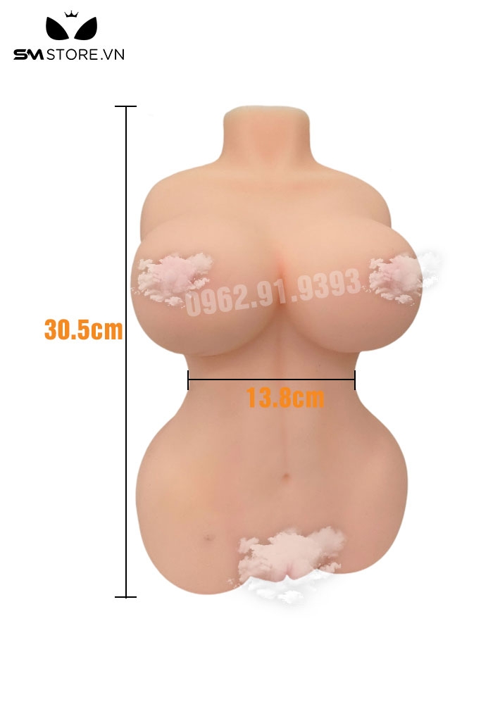 SMT1076 - Búp bê tình dục nửa thân silicon có ngực và mông to