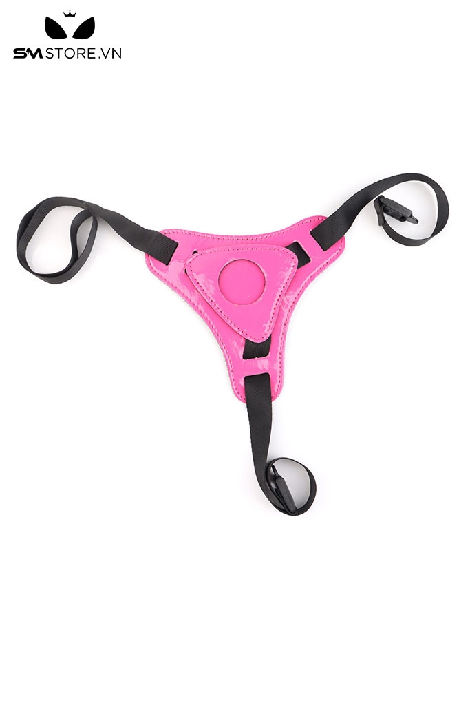 SMT1649 - Dây đai đeo dương vật chất liệu da bóng có thể chỉnh