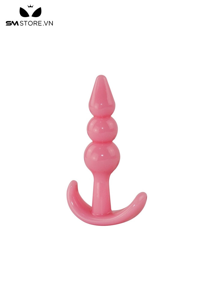SMT1005 - Butt plug phích cắm hậu môn 3 tầng silicon dài 93mm