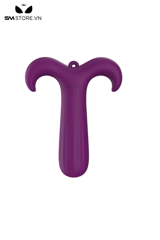 SMT2268 - Máy rung ngụy trang sừng con bạch dương hồng dài 10cm