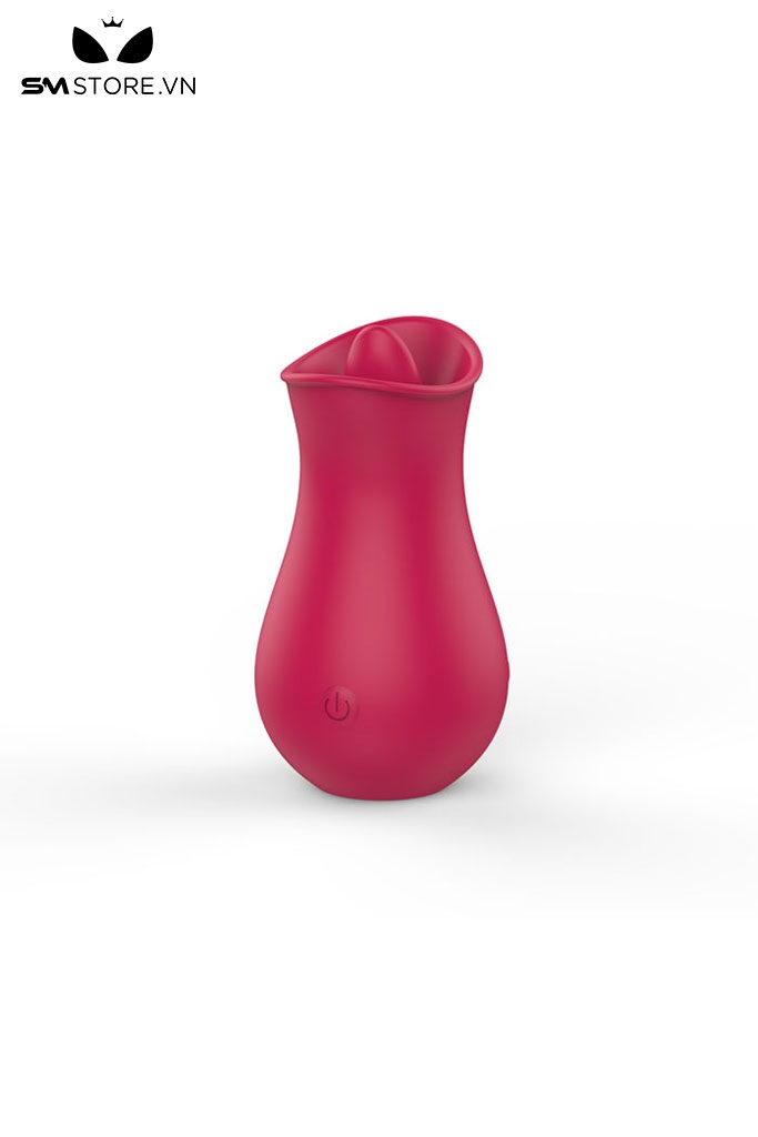 SMT2784 - Lưỡi rung tình yêu ngụy trang nụ hoa sạc điện dài 97mm