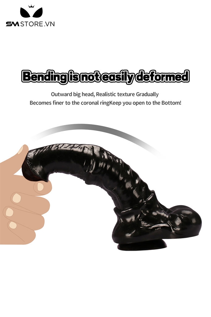 SMT2278 - Dương vật giả Châu Phi dính tường khổng lồ có 3 size