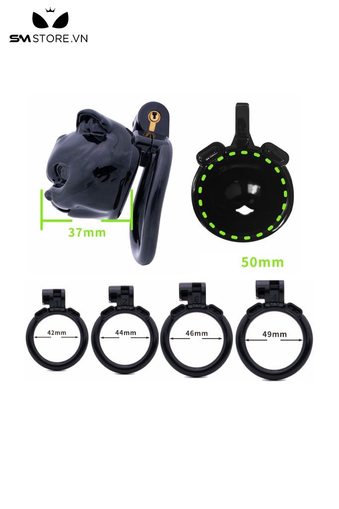 SMT2643 - Khóa dương vật bằng nhựa ngụy trang hình con mèo