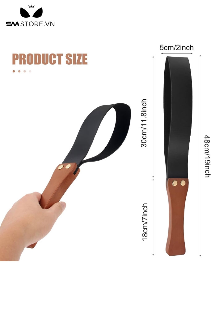 SMT847 - Roi da tình yêu có tay cầm bằng gỗ dạng paddle dài 39cm