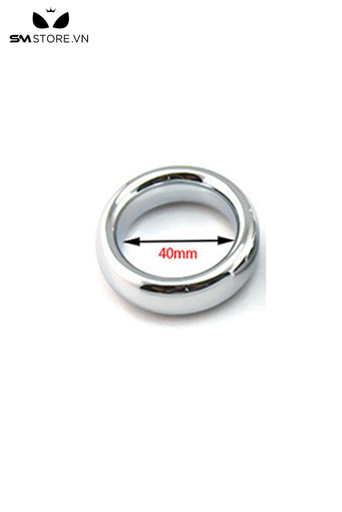 SMT558 - Vòng đeo dương vật inox sáng bóng bản to dày với 3 size