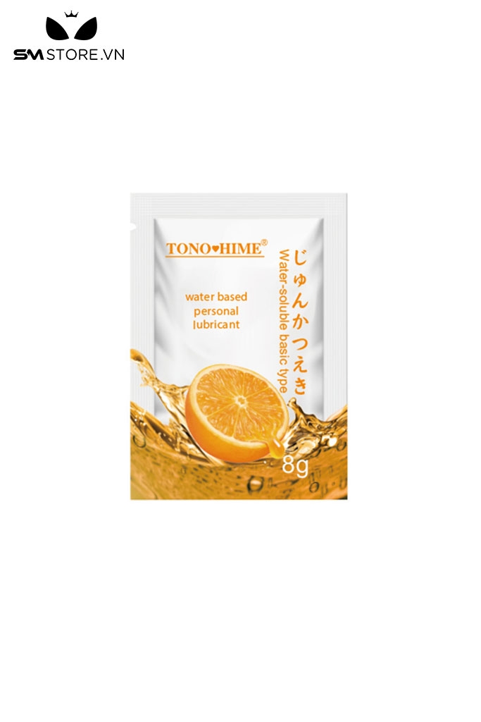 SMT1009 - Gel bôi trơn dạng túi 8ml mùi hương hoa quả vị tự nhiên