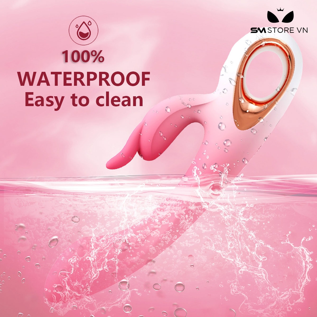 SMT2739 - Máy rung tai thỏ kích thích điểm G có 10 tần số sạc điện