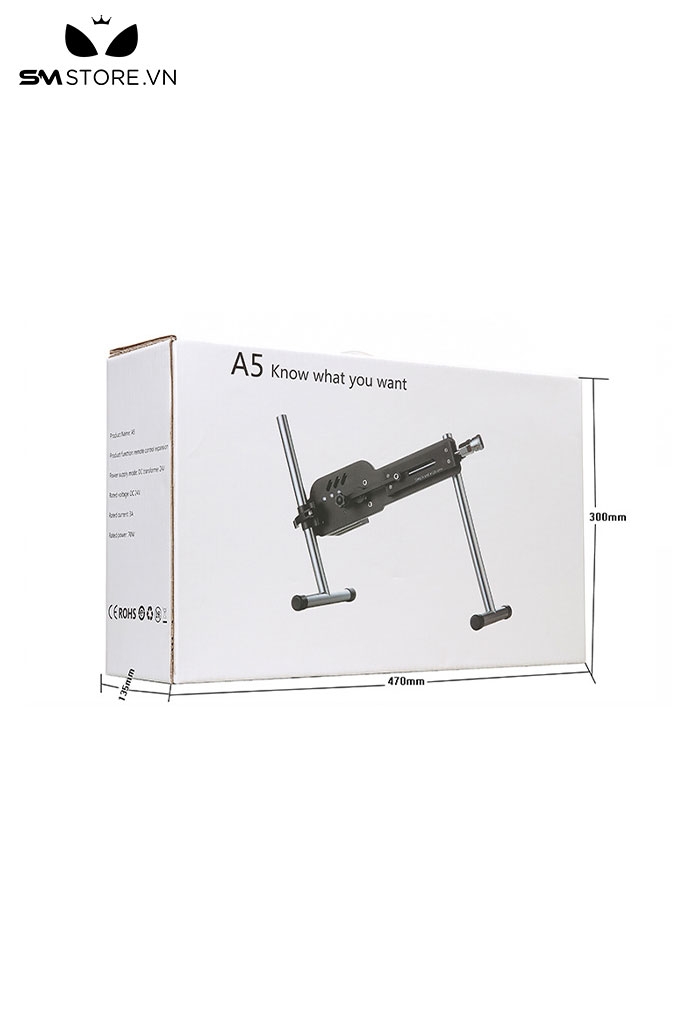 SMT297 - Máy làm tình điều khiển từ xa kèm dương vật giả silicon