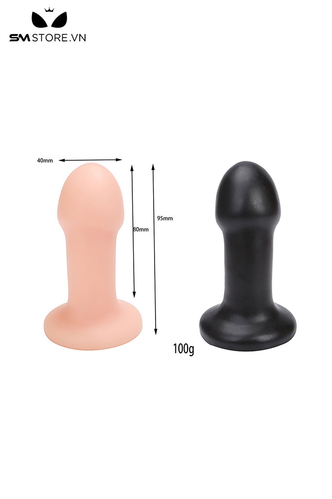 SMT1343 - Butt plug cắm hậu môn silicon dài 95mm có thể uốn cong