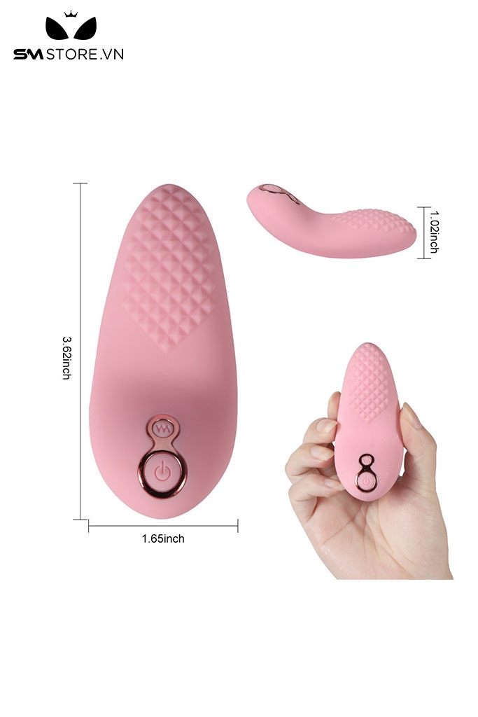 SMT1216 - Lưỡi rung tình yêu có gai dài 9.19 cm dùng sạc chống nước