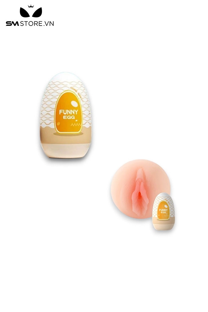 SMT541 - Cốc thủ dâm hình quả trứng với nhiều loại âm đảo giả dài 85mm