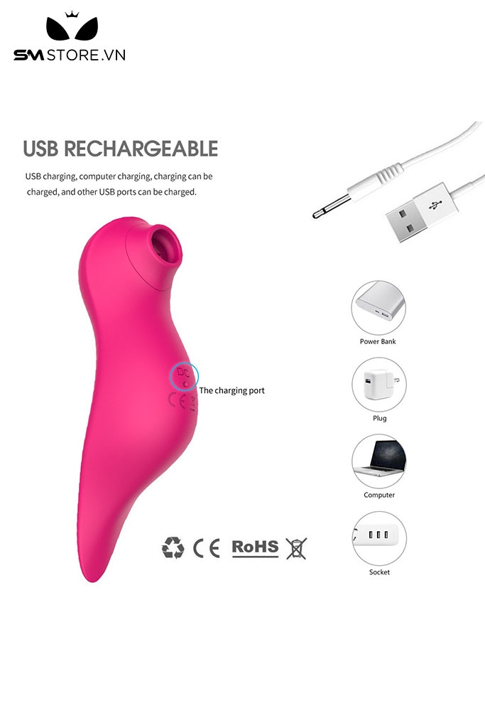 SMT1163  - Máy rung hút ngụy trang con chim gõ kiến có 10 chế độ