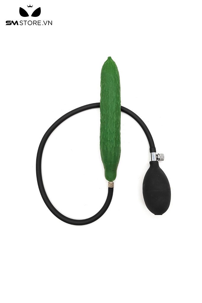 SMT2384 - Anal pump bơm tay ngụy trang hoa quả silicon dài 19.5cm