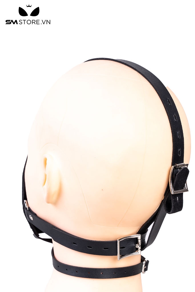 SMT1401 - Penis gag bịt miệng có dây vòng qua đầu với bóng silicon