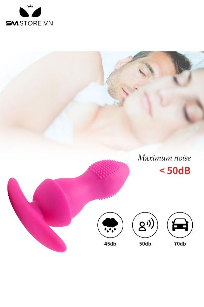 SMT1995 - Máy rung hậu môn có gai điều khiển từ xa dài 11cm