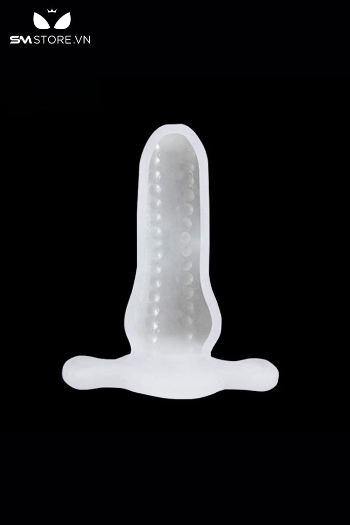 SMT2916 - Phích cắm hậu môn trong suốt rỗng ruột silicon dài 15cm