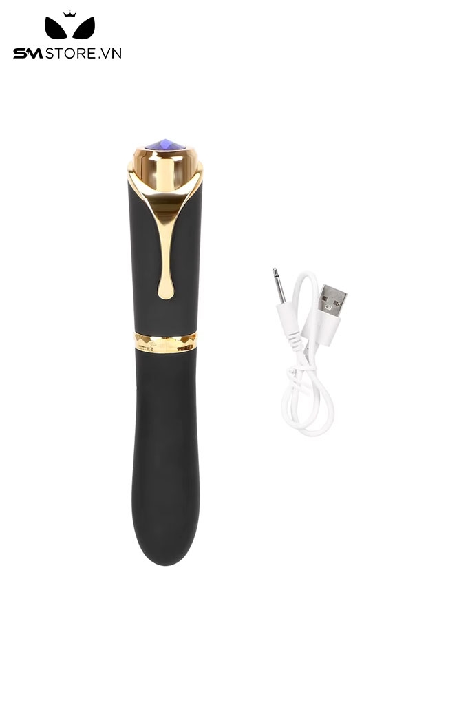 SMT2318 - Máy rung hình chiếc bút có 10 tần số sạc điện dài 19cm