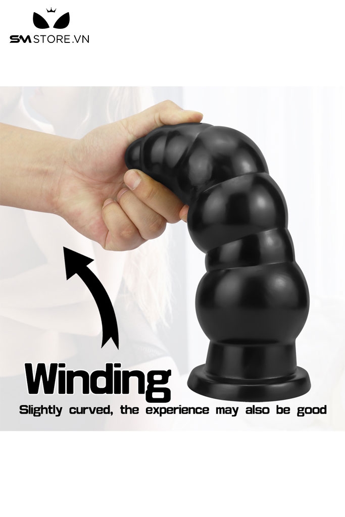 SMT2926 - Anal huge chuỗi 7 hạt liền cắm hậu môn siêu dày và dài 25cm
