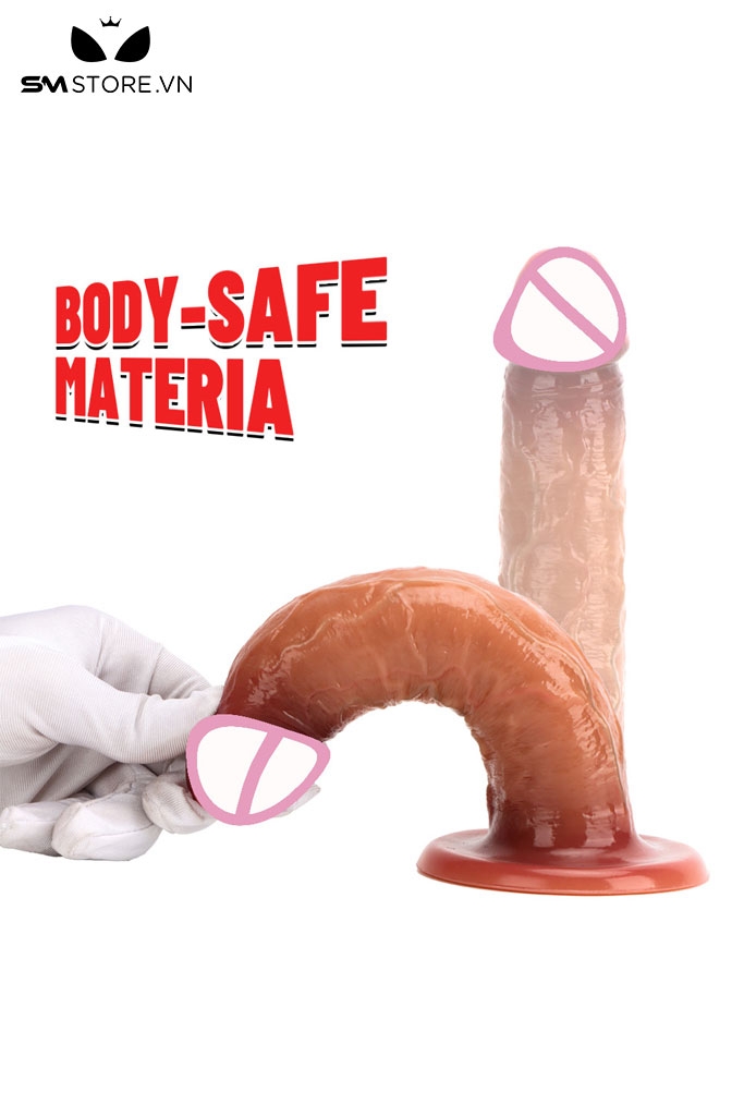 SMT2862 - Dương vật giả silicon gắn tường siêu mềm dài 20cm