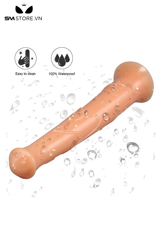 SMT1337 - Dương vật giả siêu dài 42cm bằng silicon mềm dẻo uốn cong