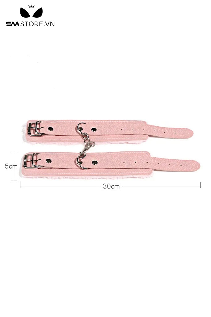 SMT1020 - Còng chân tình yêu da PU dài 30cm có thể điều chỉnh