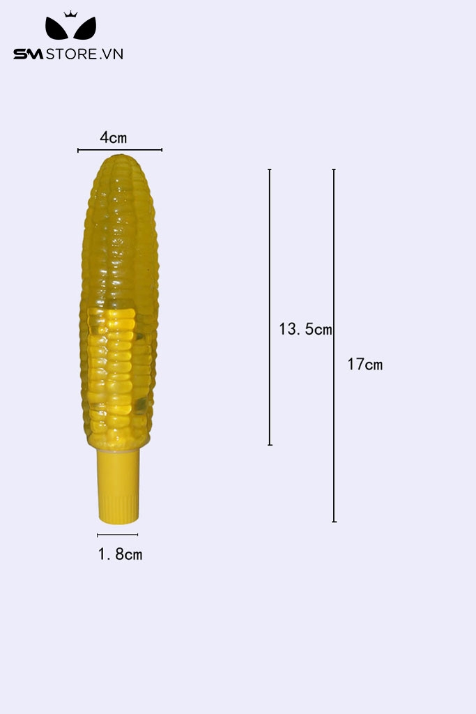 SMT2787 - Máy rung ngụy trang bắp ngô vàng silicon dài 17cm