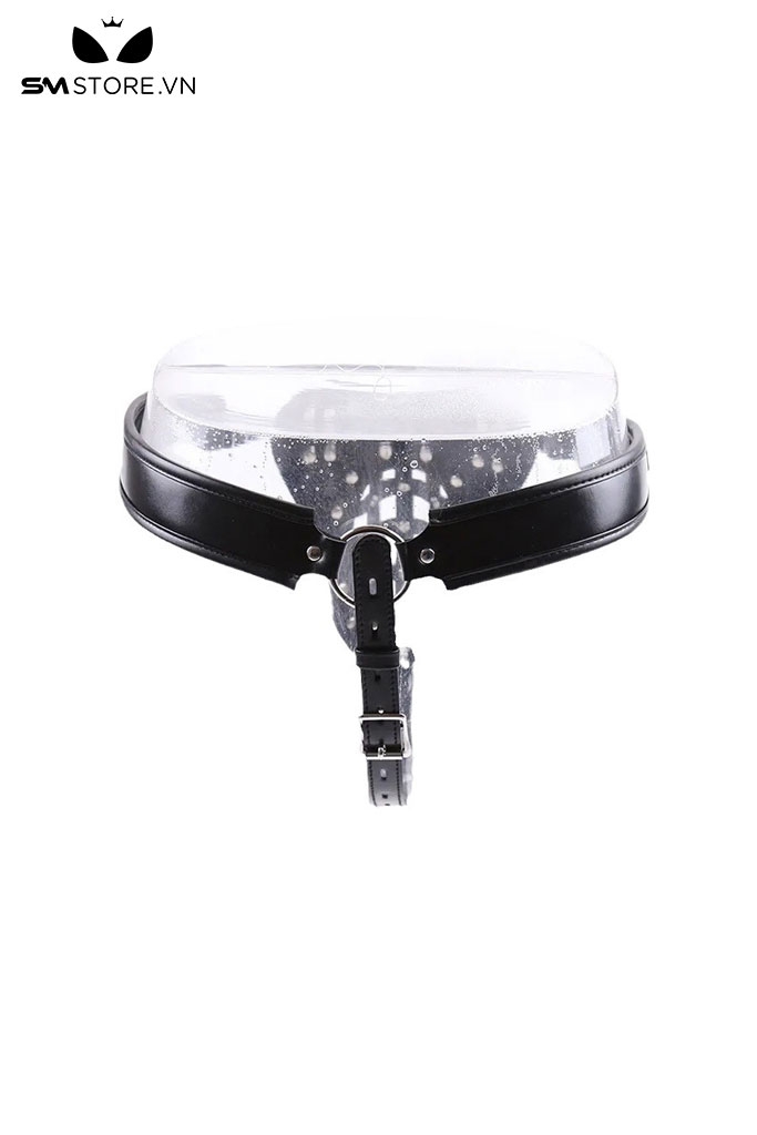 SMT2334 - Đai trinh tiết đính đinh tán chất liệu da PU mềm