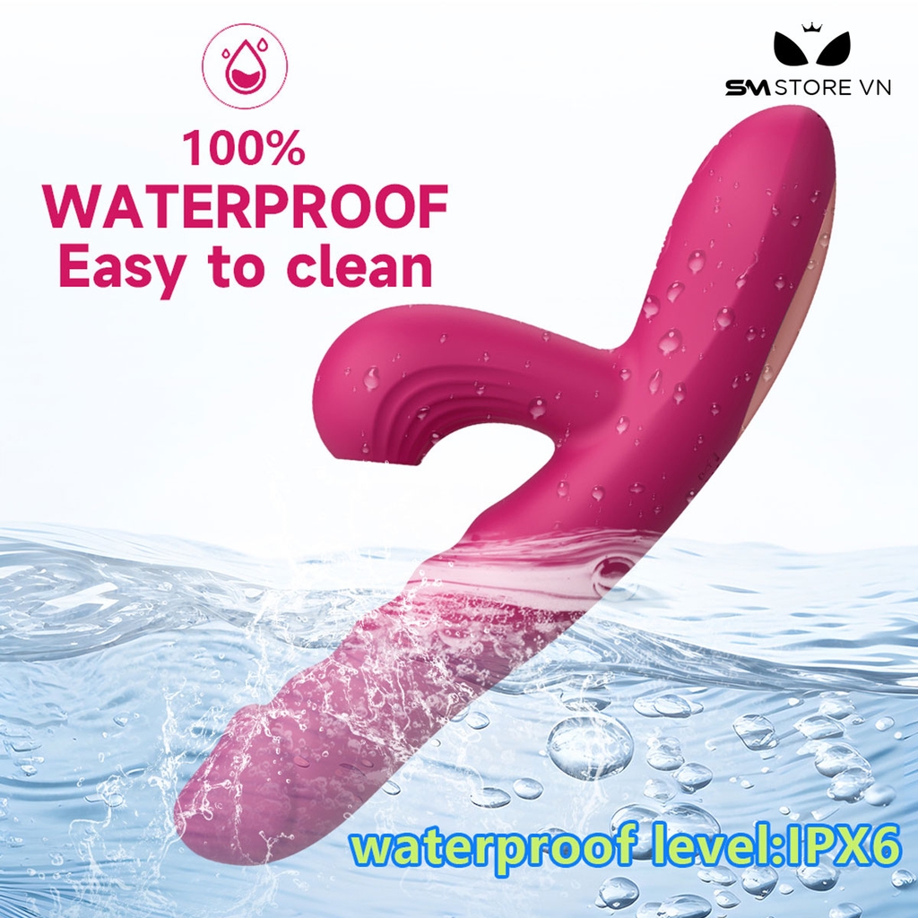 SMT2391 - Máy rung hút đầu dương vật có 10 chế độ rung sạc điện